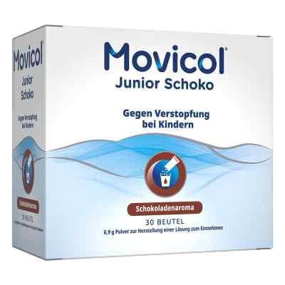 Movicol Junior czekoladowy proszek w saszetkach zamów na apo-discounter.pl