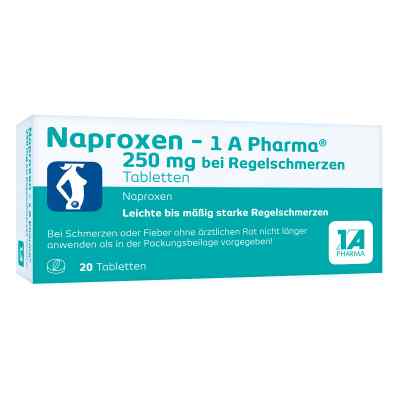 Naproxen 1a Pharma 250 mg b.Regelschmerzen Tabl. zamów na apo-discounter.pl