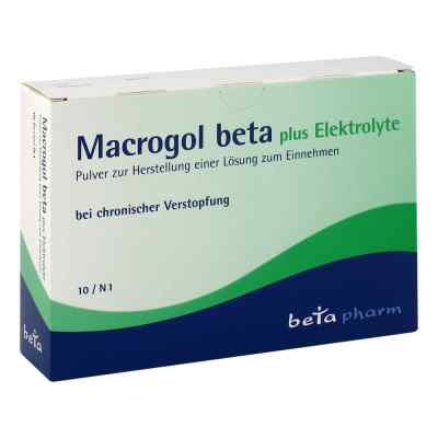 Macrogol beta plus Elektrolyte Pulver 10 szt. od betapharm Arzneimittel GmbH PZN 09247021
