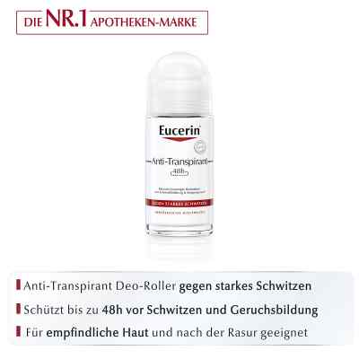 Eucerin Deodorant Antitranspirant Roll on 48 h zamów na apo-discounter.pl