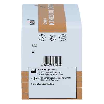 Nasara Kinesio Tape 5cmx5m beige inkl.Spenderbox zamów na apo-discounter.pl