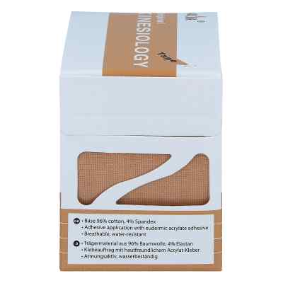 Nasara Kinesio Tape 5cmx5m beige inkl.Spenderbox zamów na apo-discounter.pl