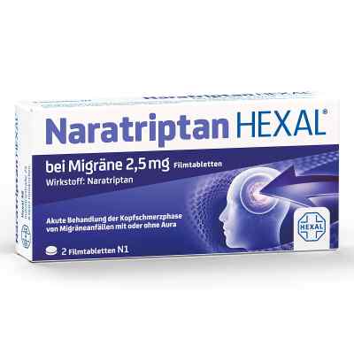 Naratriptan HEXAL Migrena, tabletki powlekane 2,5 mg zamów na apo-discounter.pl