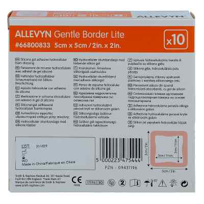 Allevyn Gentle Border Lite 5x5cm Verband zamów na apo-discounter.pl