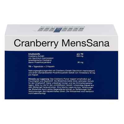 Cranberry Menssana kapsułki zamów na apo-discounter.pl