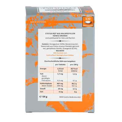 Cystus 052 Bio pastylki na gardło miodowo-pomarańczowe zamów na apo-discounter.pl