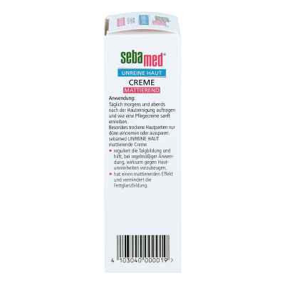 Sebamed Cera Trądzikowa krem matujacy zamów na apo-discounter.pl