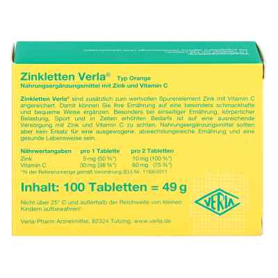 Zinkletten Verla Orange Lutschtabletten zamów na apo-discounter.pl
