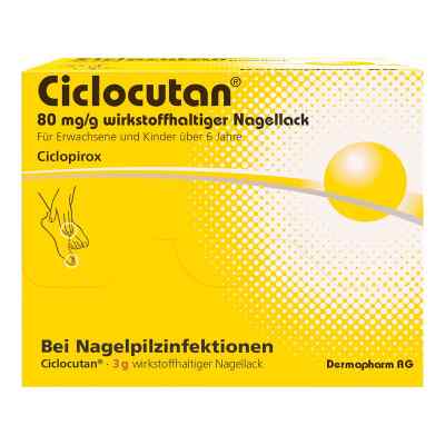 Ciclocutan 80 mg/g wirkstoffhaltiger Nagellack zamów na apo-discounter.pl