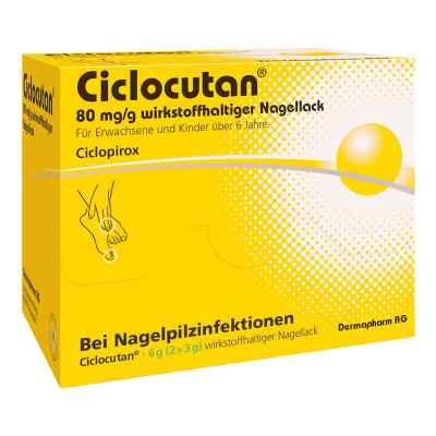 Ciclocutan 80 mg/g wirkstoffhaltiger Nagellack zamów na apo-discounter.pl