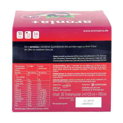 Aronia+ Immun Monatspackung Trinkampullen Aronia+ Immun Monatspackung Trinkampullen