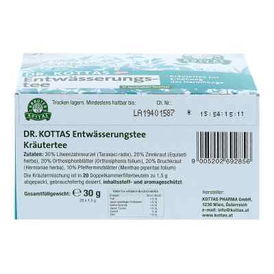 Dr. Kottas herbata wspomagająca drenaż płynów saszetki zamów na apo-discounter.pl