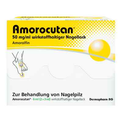 Amorocutan 50 mg/ml wirkstoffhaltiger Nagellack Amorocutan 50 mg/ml wirkstoffhaltiger Nagellack