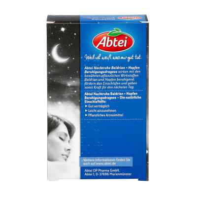 Abtei Waleriana + Chmiel tabletki uspokajające na noc Abtei Waleriana + Chmiel tabletki uspokajające na noc