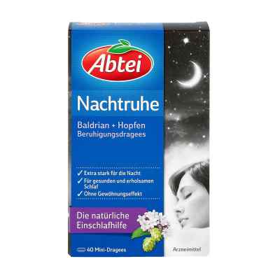 Abtei Waleriana + Chmiel tabletki uspokajające na noc Abtei Waleriana + Chmiel tabletki uspokajające na noc