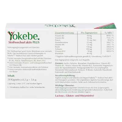 Yokebe Plus Aktiv kapsułki wspierające metabolizm zamów na apo-discounter.pl