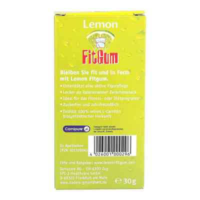 Lemon Fitgum cytrynowa guma do żucia z L-karnityną zamów na apo-discounter.pl