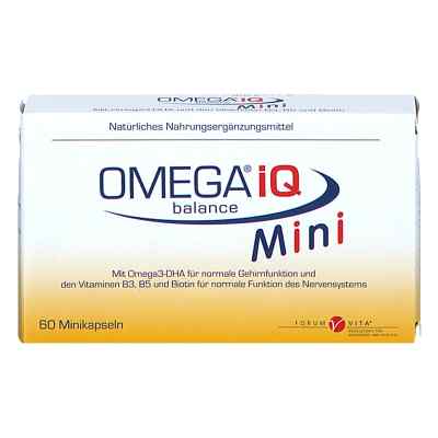 Omega Iq Mini kapsułki poprawiające koncentrację Omega Iq Mini kapsułki poprawiające koncentrację