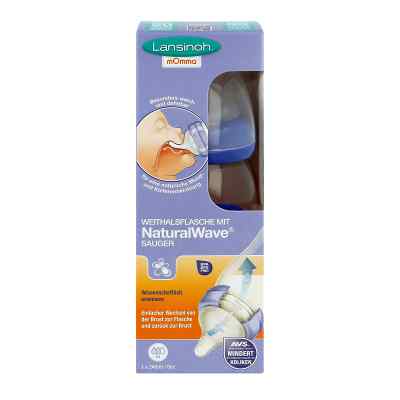 Lansinoh Weithalsflasche 240 ml Sauger M zamów na apo-discounter.pl