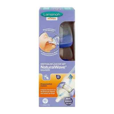 Lansinoh Weithalsflasche 240 ml Sauger M zamów na apo-discounter.pl