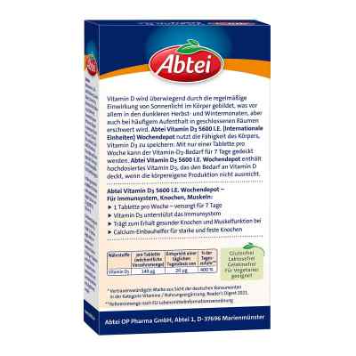Abtei Witamina D3 5.600 Tabletki zamów na apo-discounter.pl