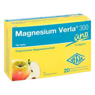Magnesium Verla 300 saszetki o smaku jabłkowym 20 szt. od Verla-Pharm Arzneimittel GmbH & PZN 10405092