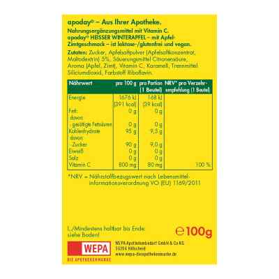 Apoday Gorące Jabłko+Witamina C Proszek zamów na apo-discounter.pl
