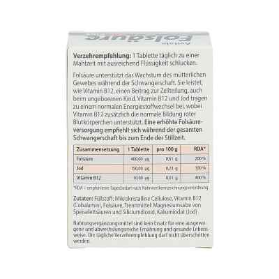 Folsäure 400 Plus B12+jod Tabletten Folsäure 400 Plus B12+jod Tabletten