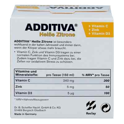 Additiva Heisse Zitrone Pulver zamów na apo-discounter.pl