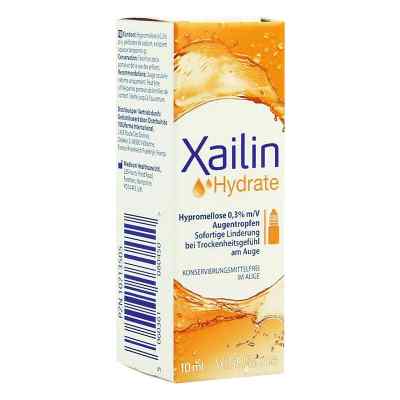 Xailin Hydrate Augentropfen 10 ml od VISUfarma B.V. PZN 10713505