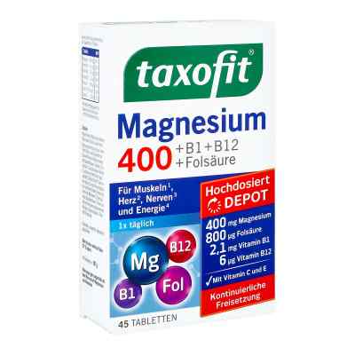 Taxofit Magnesium 400 Tabletki z magnezem zamów na apo-discounter.pl