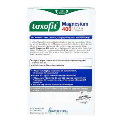 Taxofit Magnesium 400 Tabletki z magnezem zamów na apo-discounter.pl