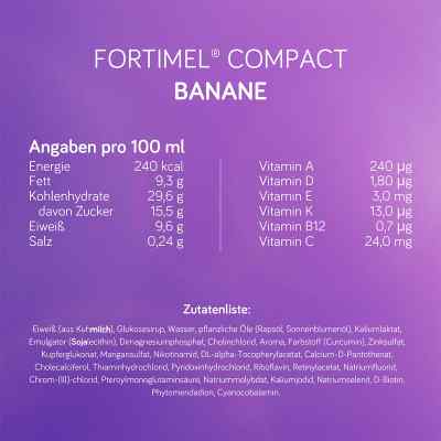 Fortimel Compact 2.4 Bananengeschmack Fortimel Compact 2.4 Bananengeschmack