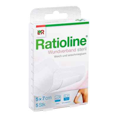 Ratioline acute Wundverband 5x7 cm steril zamów na apo-discounter.pl