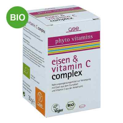 Żelazo i witamina C complex Bio Tabletki 60 szt. od GSE Vertrieb Biologische Nahrungsergänzungs- & Hei PZN 10795207