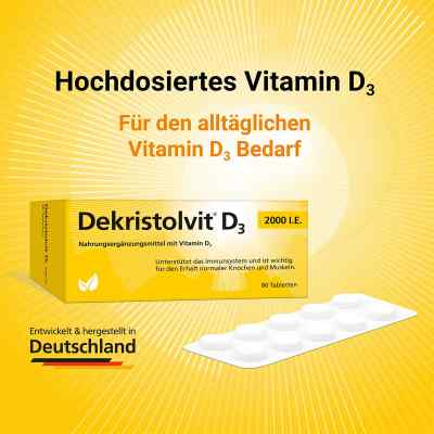 Dekristolvit D3 2.000 I.e. Tabletten Dekristolvit D3 2.000 I.e. Tabletten