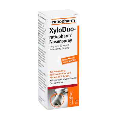 Xyloduo ratio.Nasenspr.1 mg/ml+50 mg/ml ohne K. zamów na apo-discounter.pl