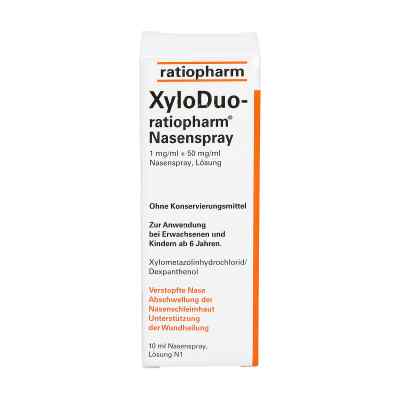 Xyloduo ratio.Nasenspr.1 mg/ml+50 mg/ml ohne K. Xyloduo ratio.Nasenspr.1 mg/ml+50 mg/ml ohne K.