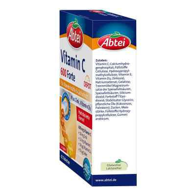 Abtei Witamina C 600+cynk+witamina D3 Tabletki zamów na apo-discounter.pl