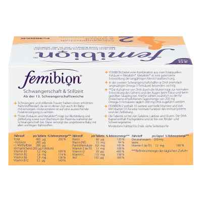 Femibion dla kobiet w ciąży 2 wit.D3+DHA+kwas foliowy zamów na apo-discounter.pl