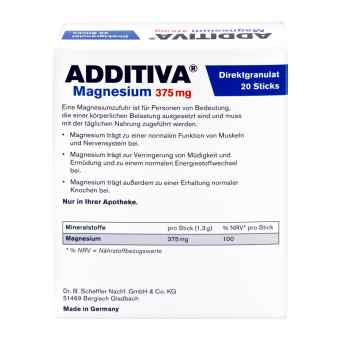 Additiva Magnez 375 mg saszetki, smak pomarańczowy zamów na apo-discounter.pl