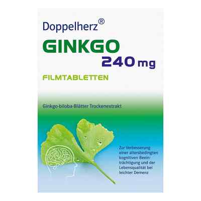 Doppelherz Ginkgo 240 mg system Filmtabletten Doppelherz Ginkgo 240 mg system Filmtabletten