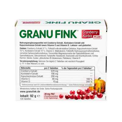 GranuFink żurawina+ pestki dynia Plus tabletki GranuFink żurawina+ pestki dynia Plus tabletki