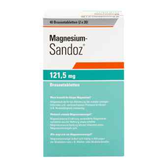 Magnesium Sandoz 121,5 mg Brausetabletten Magnesium Sandoz 121,5 mg Brausetabletten
