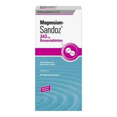 Magnesium Sandoz 243 mg Brausetabletten Magnesium Sandoz 243 mg Brausetabletten