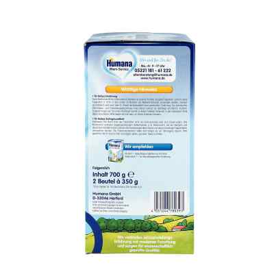 Humana Folgemilch 2 Gos Pulver Humana Folgemilch 2 Gos Pulver