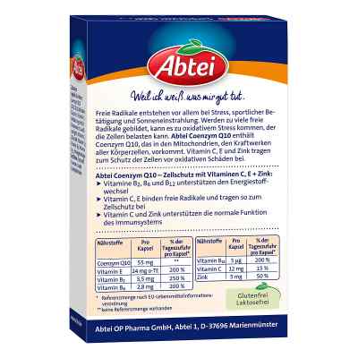 Abtei Coenzym Q10 Plus Kapseln Abtei Coenzym Q10 Plus Kapseln