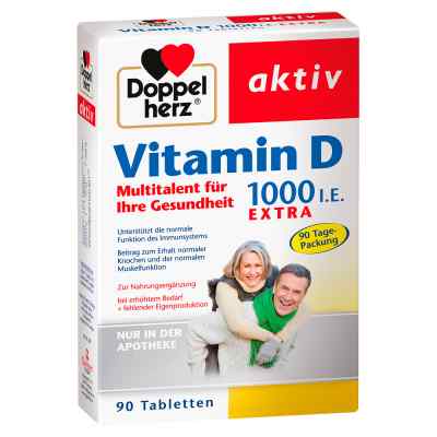 Doppelherz Vitamin D 1.000 I.e. Extra Tabletten zamów na apo-discounter.pl