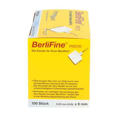 Berlifine micro Kanülen 0,25x8 mm zamów na apo-discounter.pl