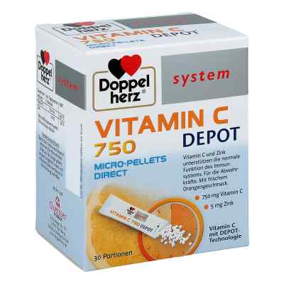 Doppelherz Vitamin C 750 Depot system Pellets zamów na apo-discounter.pl
